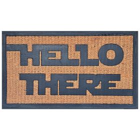 Heavy-Duty Coir Doormat – "Hello There" Outdoor Entrance Mat (size: 30x17inch)