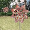 1pc Wind Spinner With Garden Stake