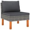 7 piece Garden Lounge Set Grey