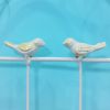 4 Pack Metal Garden Trellis Cream White