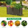 Raised Garden Bed Plant Growth Box with Self-watering System Elevated