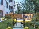 Metal Garden Arch with doors