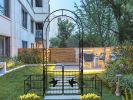 Metal Garden Arch with doors
